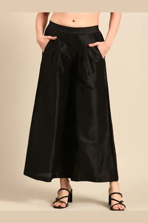 De Moza Women Striped Pleated Trousers