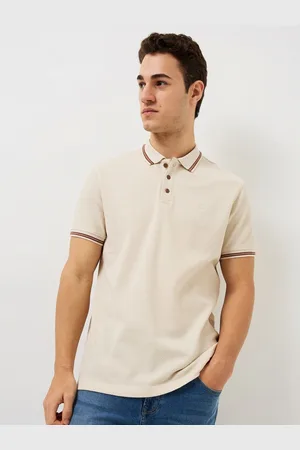 SPYKAR Men Solid Polo Collar Cotton Slim Fit T-shirt