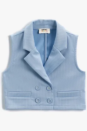 Koton Girls Striped Waistcoat