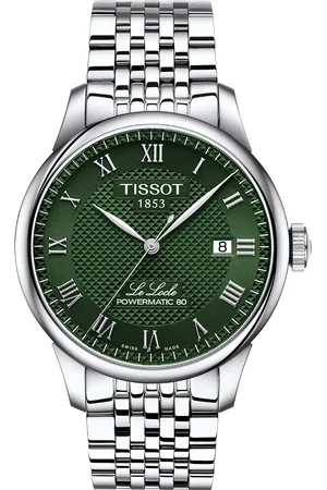 Tissot Men Dial & Stainless Steel Bracelet Style Straps Analogue Automatic Motion Powered Watch