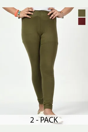 KAYU Girls Pack Of 2 Ankle-Length Leggings
