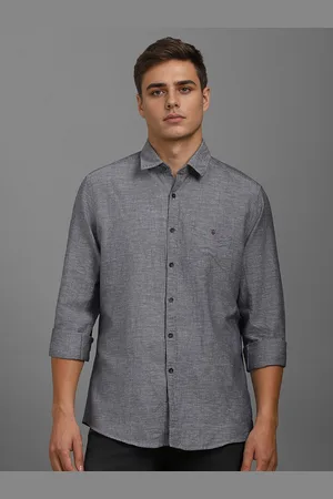 Louis Philippe Men Slim Fit Textured Casual Shirt