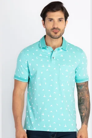 Status Quo Men Printed Polo Collar Pockets T-shirt