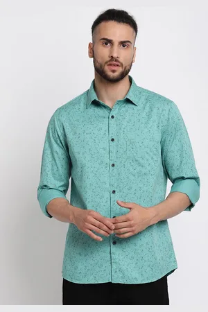 CANTABIL Micro Ditsy Printed Cotton Casual Shirt