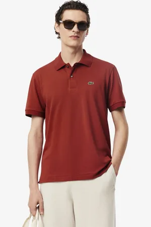 Lacoste Men Polo Collar Applique T-shirt
