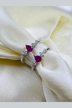 ARTE Set Of 2 Sterling Silver Toe Rings