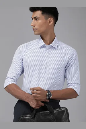 Park Avenue Slim Fit Striped Formal Shirt