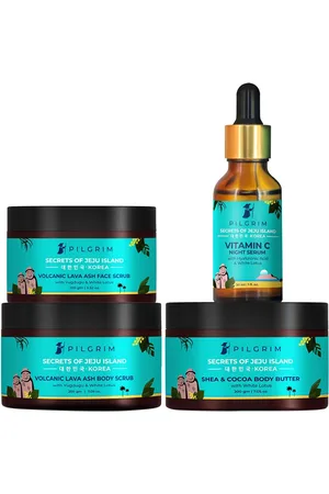 Pilgrim Secrets of Jeju Island Body Polishing Set