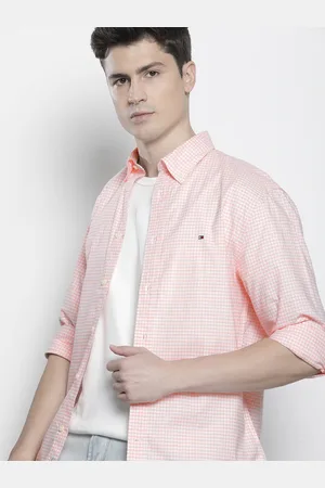 Tommy Hilfiger Gingham Checked Pure Cotton Casual Shirt