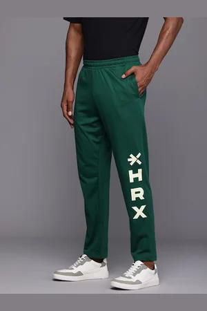 HRX Men Printed Rapid Dry Track Pants