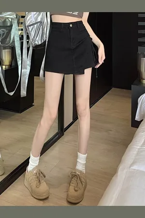 DressBerry Denim A-Line Above Knee Skirt