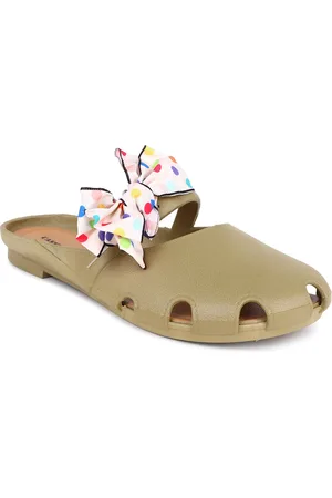 CASSIEY Women Mules with Bows Flats