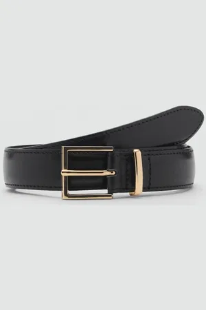 MANGO Women Leather Belt
