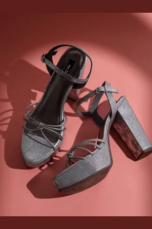 Inc 5 Striped Party High-Top Block Sandals with Tassels