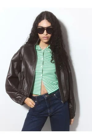 H&M Ribbed Short-Sleeved Shirt