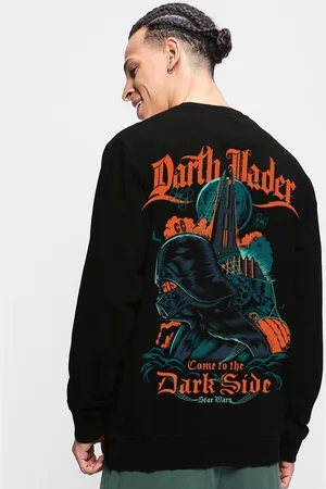 Bewakoof Official Star Wars Merchandise Graphic Printed Pullover Fleece Sweatshirt