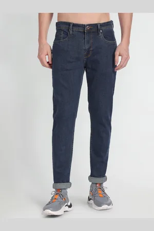 Flying Machine Men Clean Look Mid Rise Tapered Fit Cotton Jeans