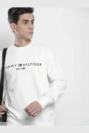 Tommy Hilfiger Pure Cotton Brand Logo Printed Casual Sweatshirt