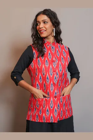 Kalini Women Printed Nehru Jacket