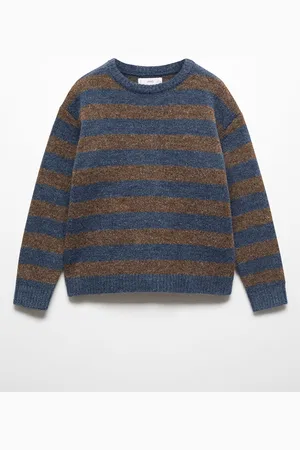 MANGO Boys Striped Pullover