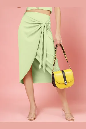 DressBerry Wrap Around Midi Skirt