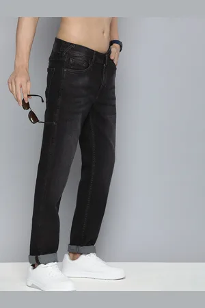 HERE&NOW Men Slim Fit Light Fade Stretchable Mid-Rise Jeans