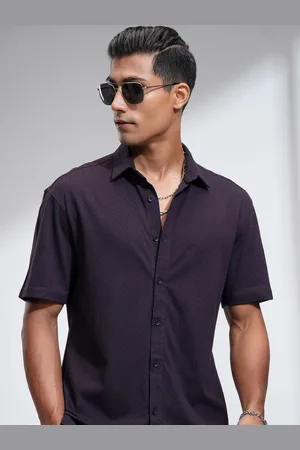 LocoMotive Premium Men Knit Textured Shirt