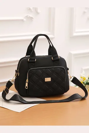Diva Dale Structured Handheld Bag with Quilted