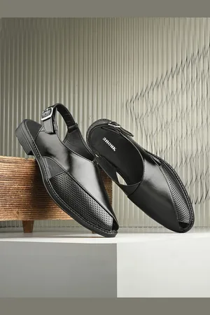 Anouk Men PU Shoe-Style Sandals