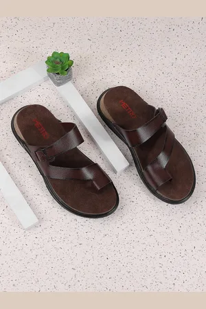 Metro Men Open One Comfort Sandals With Buckle