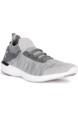 POWER Men Grey Woven Design Sneakers