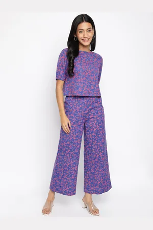 Fabindia Women Printed Top with Trousers Co-Ord Set