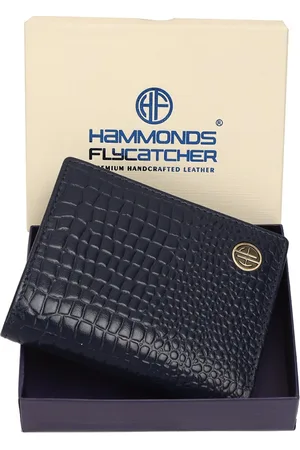 HAMMONDS FLYCATCHER Textured Leather Two Fold Wallet