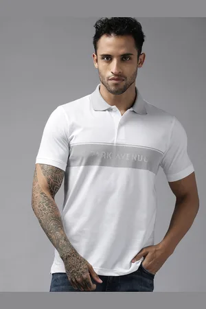 Park Avenue Printed Polo Collar Slim Fit T-shirt
