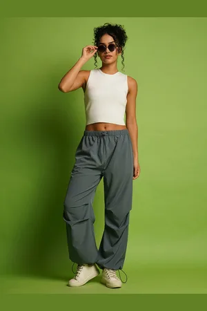 Globus Women Loose Fit Parachute Trousers
