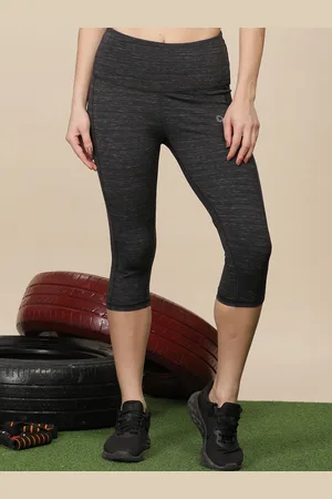 dollar Women Microfiber Anti Bacterial Elastane Stretch Sports Capri