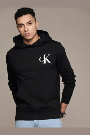 Calvin Klein Brand Logo Printed Hooded Sweatshirt