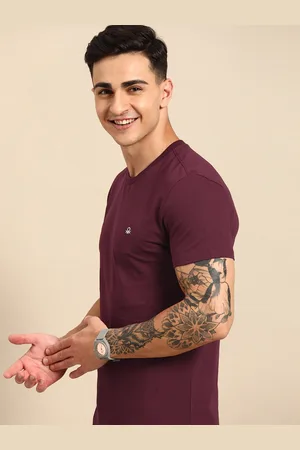 Benetton Men Pure Cotton T-shirt