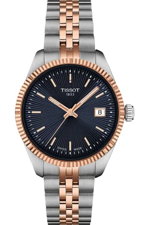 Tissot Women Dial & Stainless Steel Bracelet Style Straps Analogue Watch T1562102204100