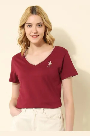 Ralph Lauren Regular Fit Solid V-Neck Cotton T-shirt