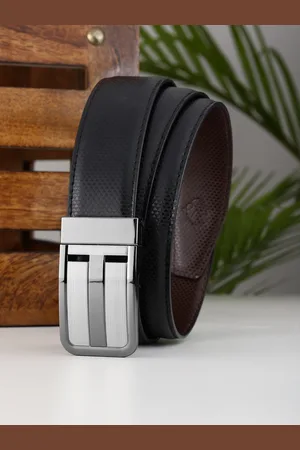 ZEVORA Men Leather Reversible Belt