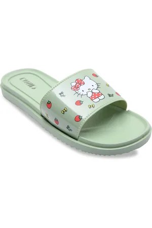 CASSIEY Women Printed Rubber Sliders