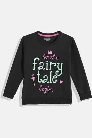Eteenz Girls Printed Premium Cotton Sweatshirt