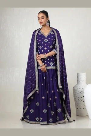 Soch Embroidered Sequinned Ready to Wear Lehenga & Blouse With Dupatta