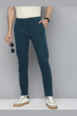 Flying Machine Men Mid Rise Slash Fit Semi Formal Chinos Trousers