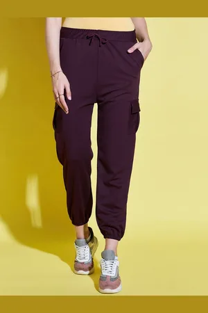 BuyNewTrend Women Relaxed High-Rise Joggers Trousers