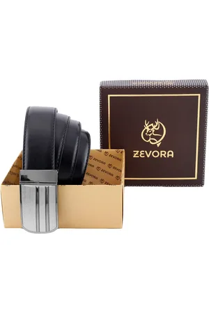 ZEVORA Men Leather Reversible Belt