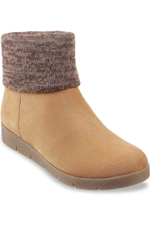 All Things Mochi Women Beige Flat Boots