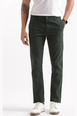WROGN Men Slim Fit Chinos Trousers