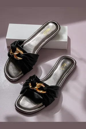 Inc 5 Women Open Toe Flats with Bows